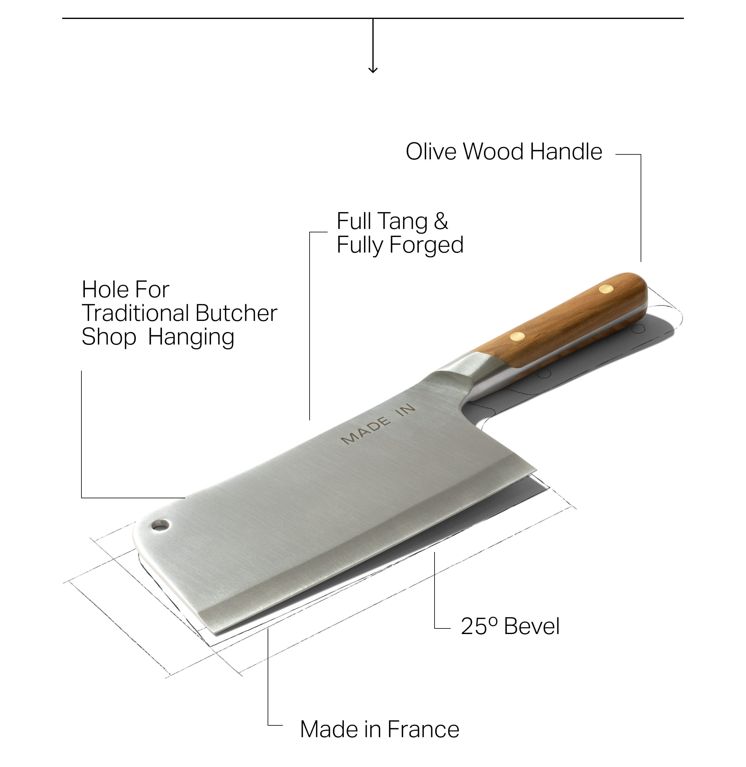 Shop The Oliver Wood Cleaver