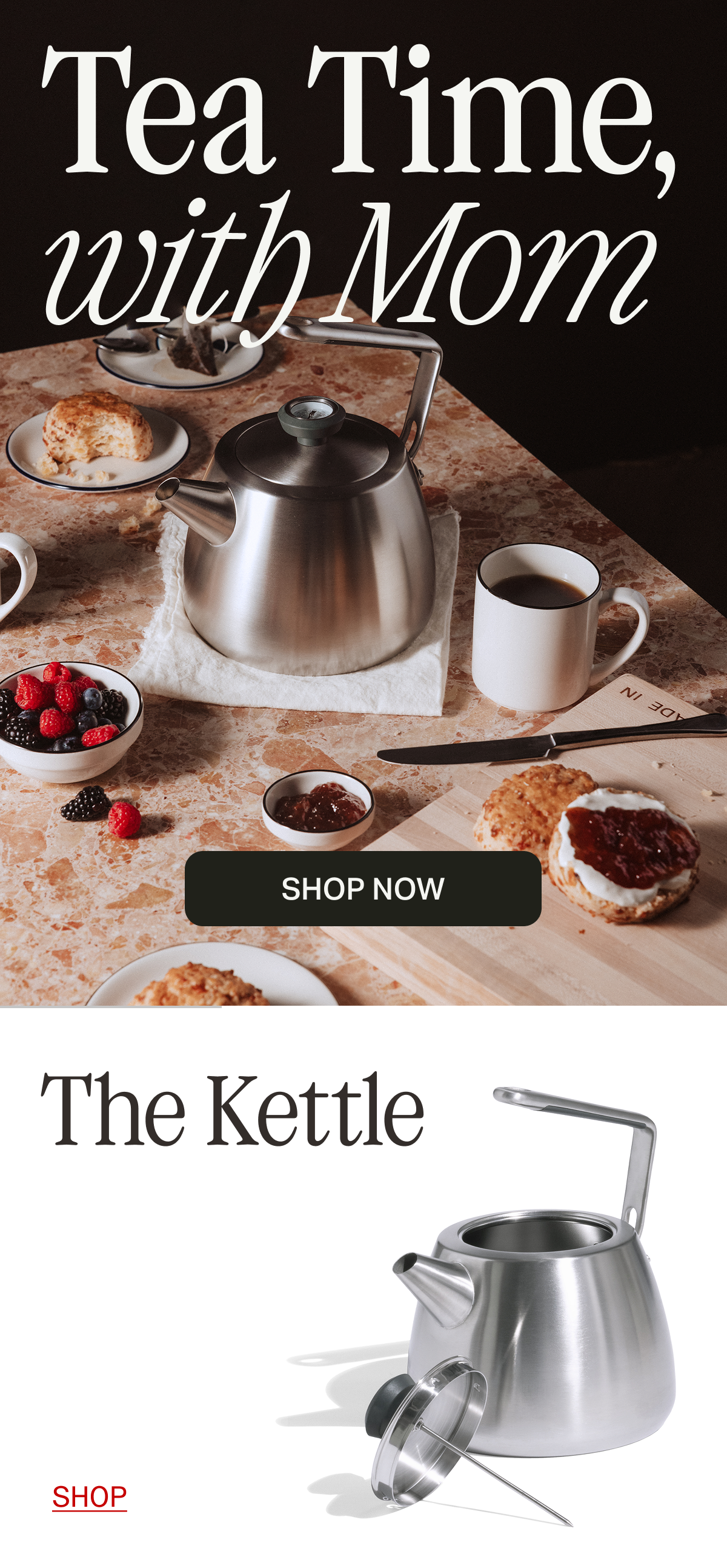 Tea Time, with Mom - The Kettle - SHOP NOW
