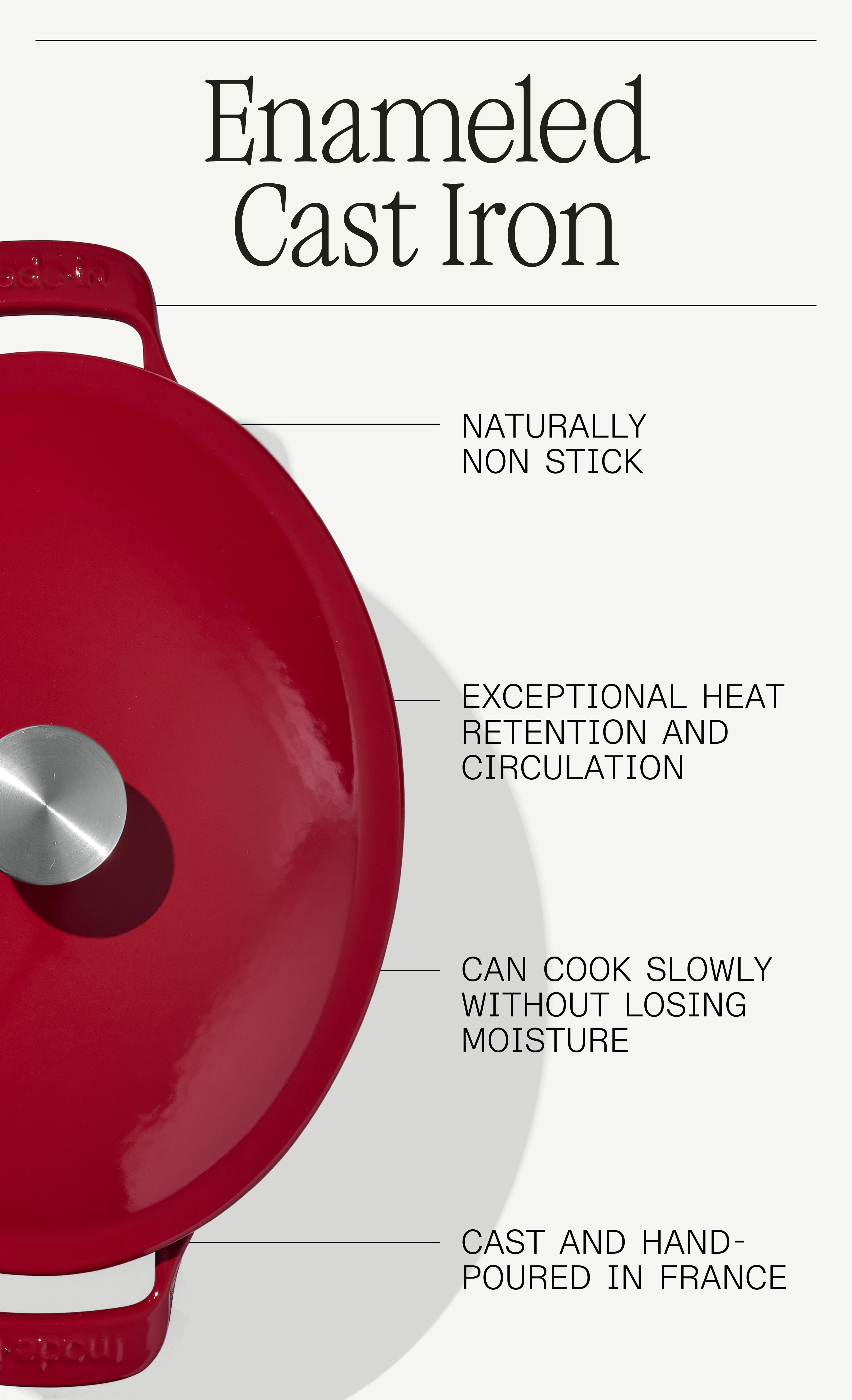 Enameled Cast Iron Enameled Cast Iron