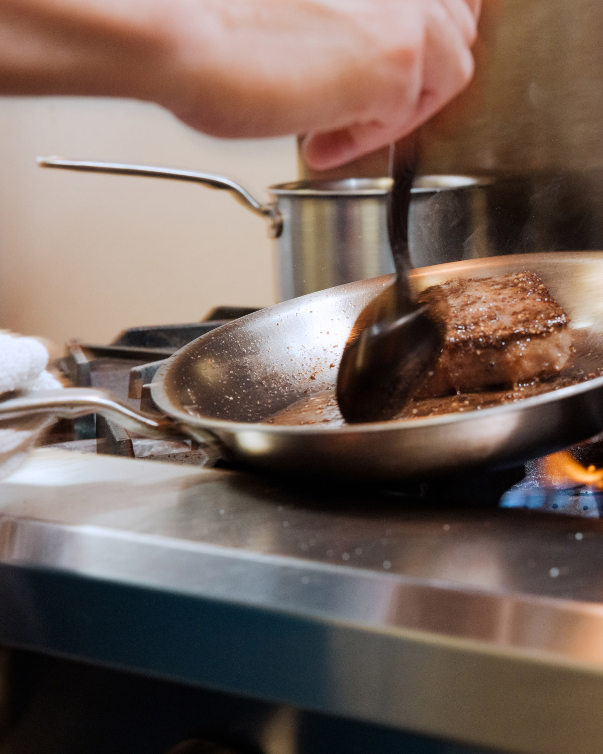 Mistake 5 rushing a flip If it doesn't budge right away, don't panic; food on stainless steel will naturally release from the surface once a proper crust or sear is formed.