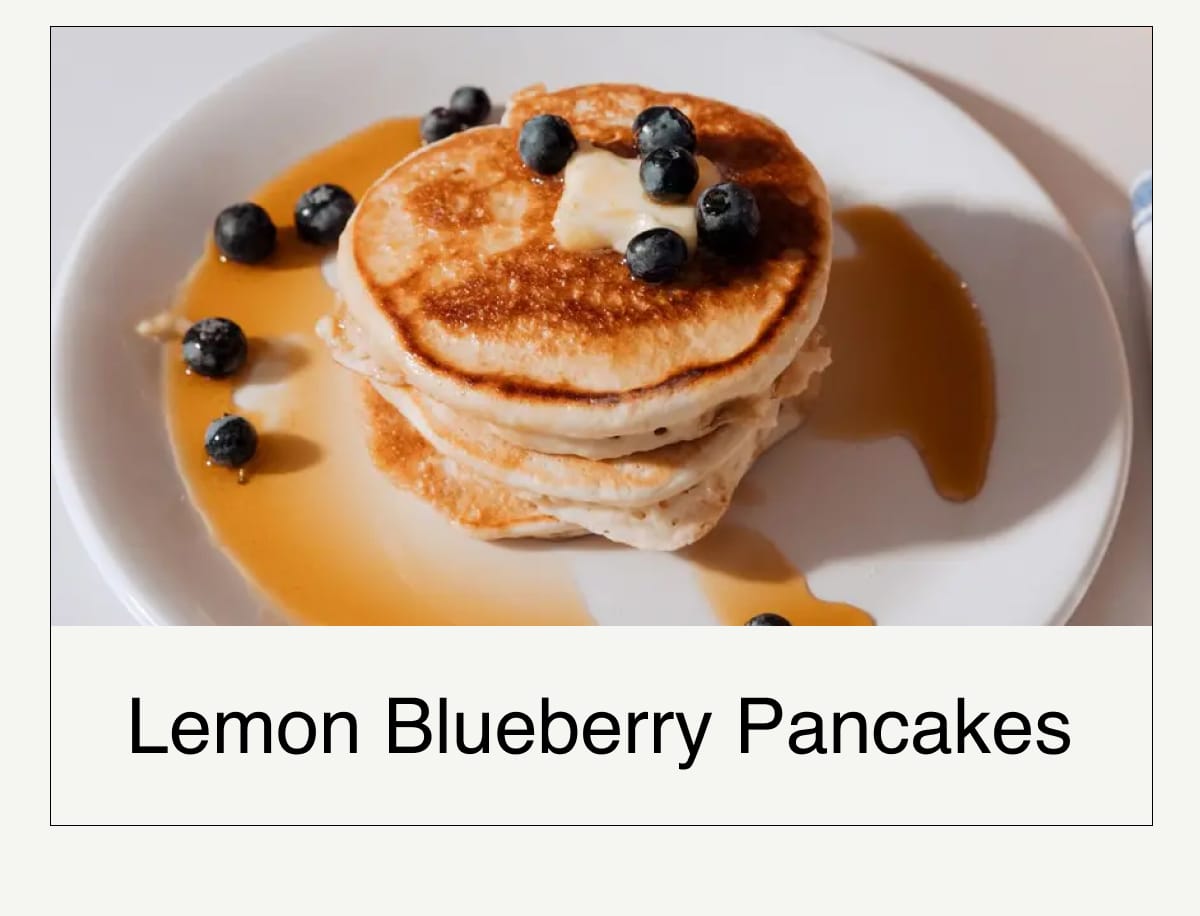 Lemon Blueberry Pancakes