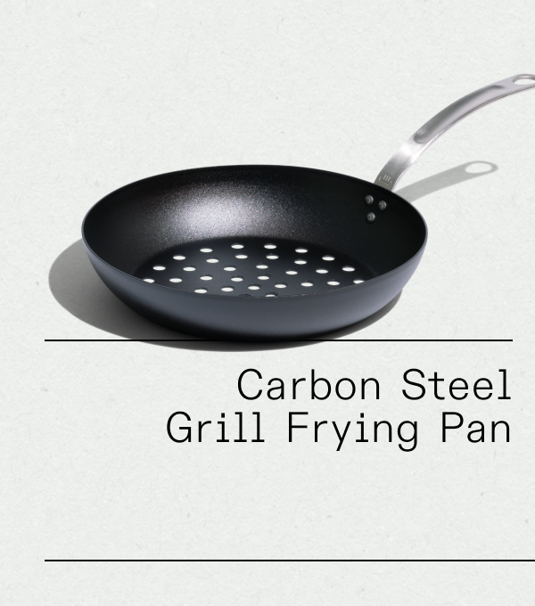 CARBON STEEL GRILL FRYING PAN SET