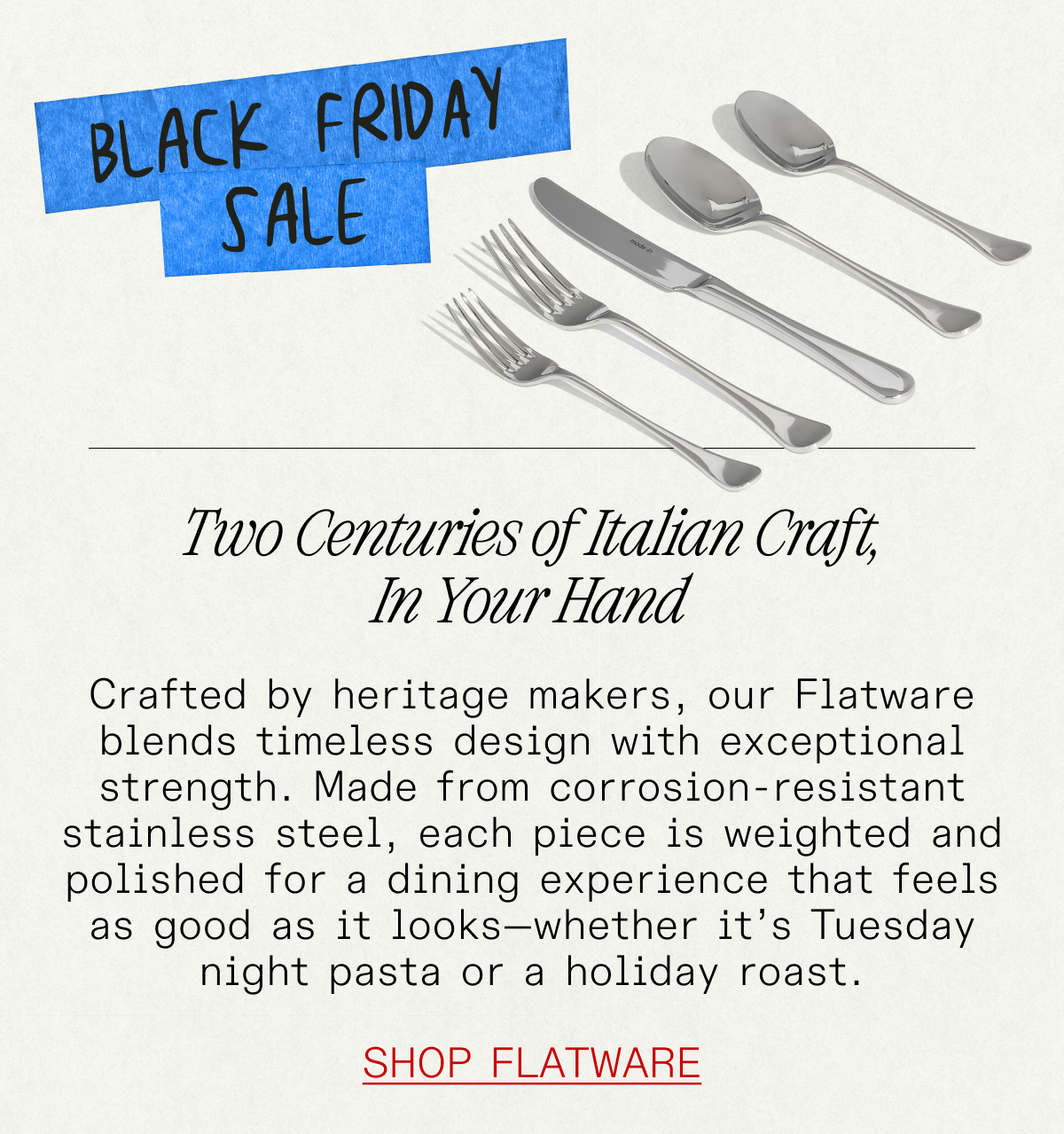 SHOP FLATWARE