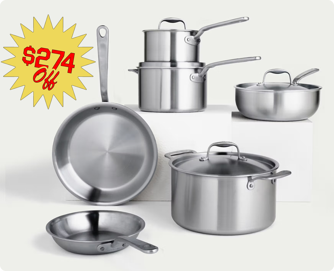 Stainless Set. SAVE $255