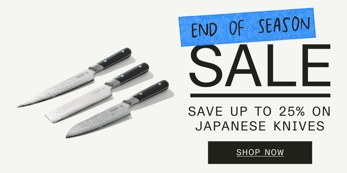 End of Season Sale: Save Up to 25% On Japanese Knives