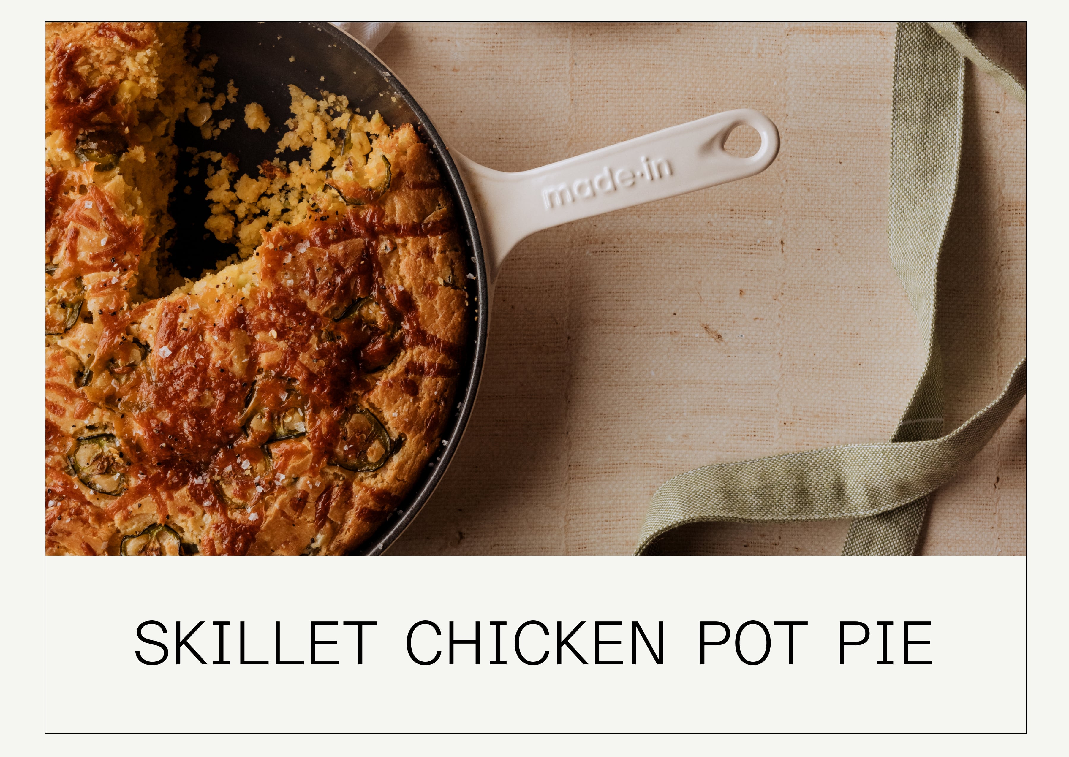 Skillet Chicken Pot Pie Recipe Skillet Chicken Pot Pie Recipe