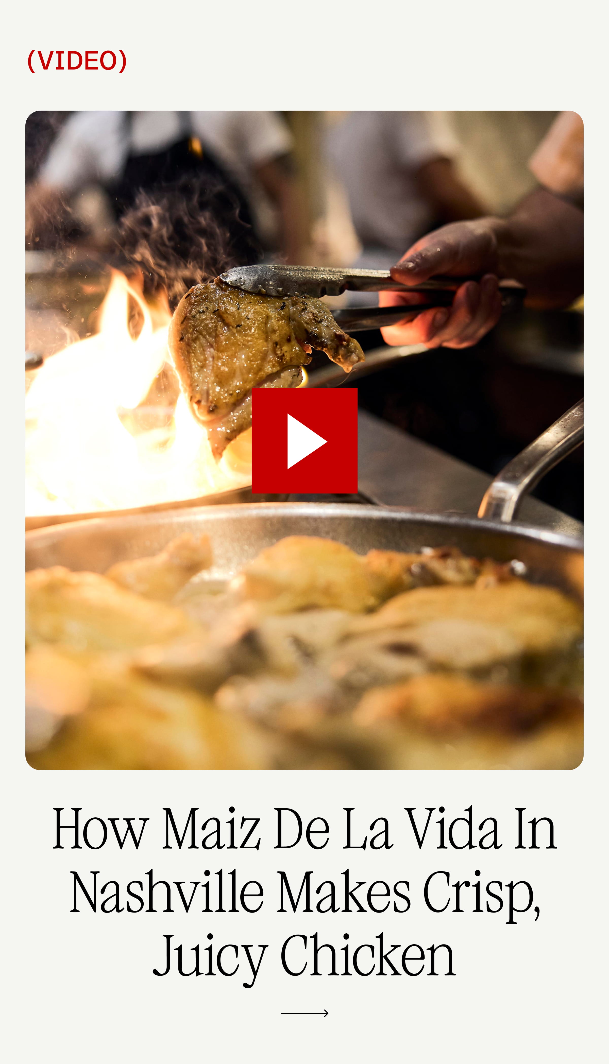 How Maiz De La Vida In Nashville Makes Crisp, Juicy Chicken