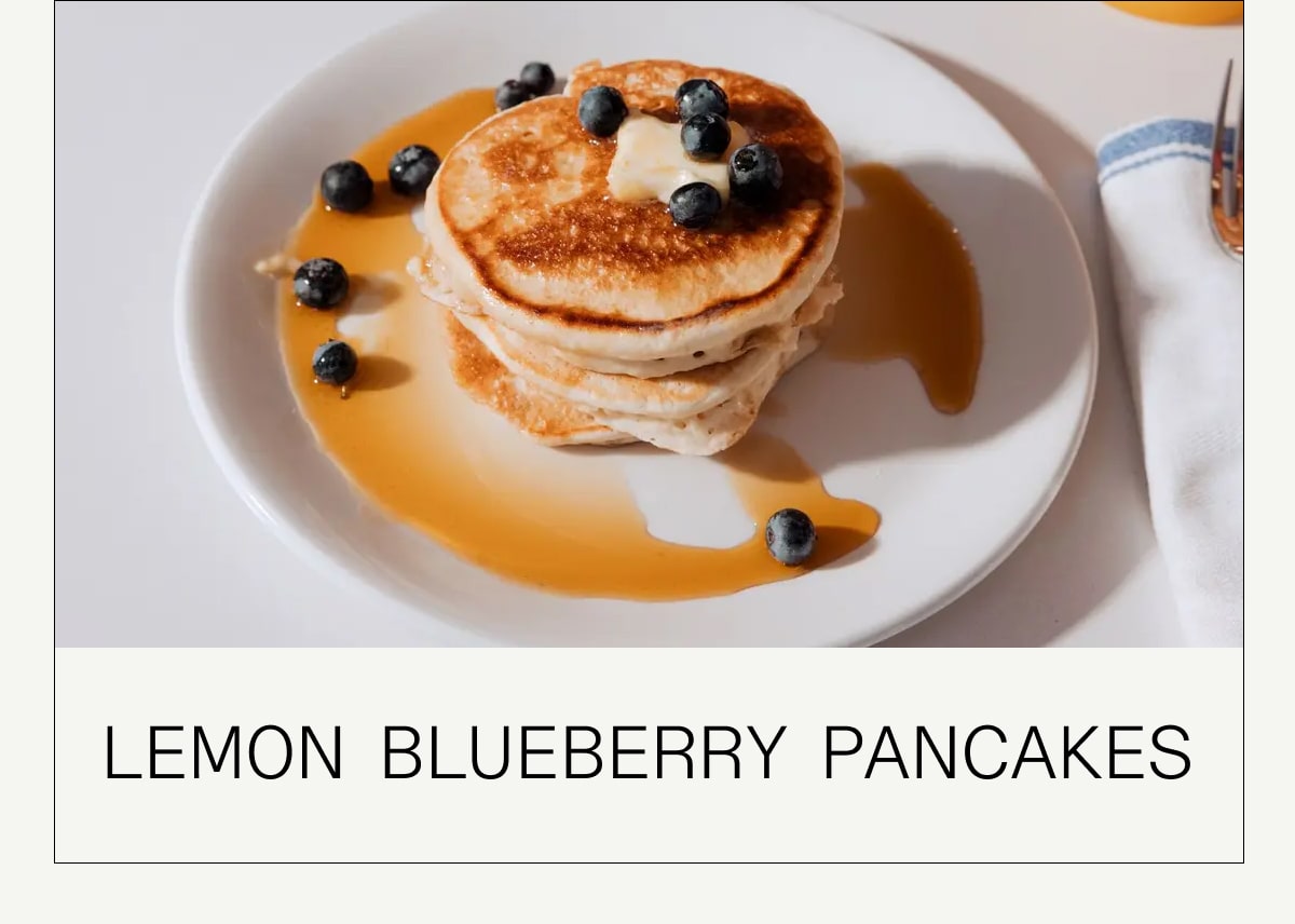 Lemon Blueberry Pancakes