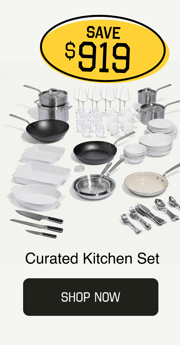 Curated Kitchen Set - Shop Now
