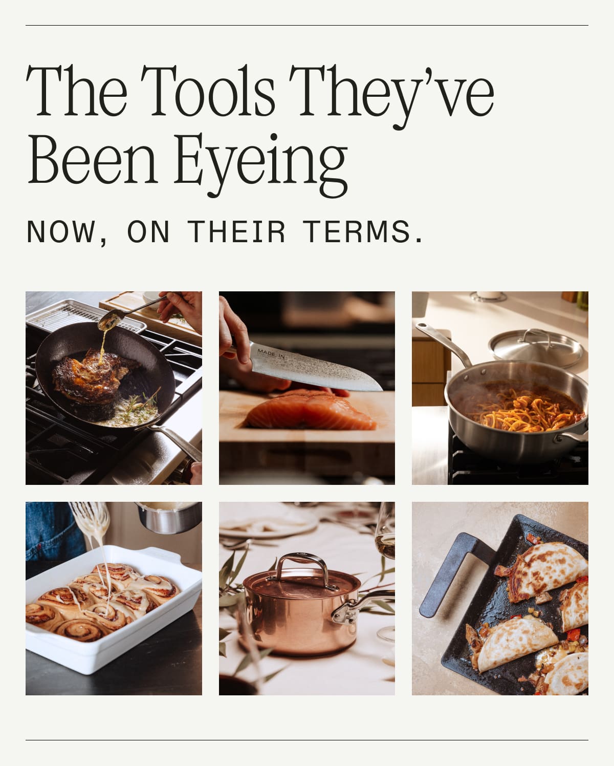 The Tools They've Been Eyeing Now, on their terms.