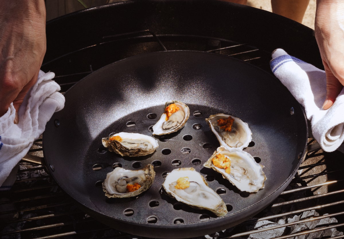 The Carbon Steel Grill Baket