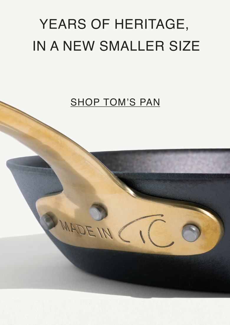 Naturally Non Stick | Pre-Seasoned with Shea Nut + Coconut Oil