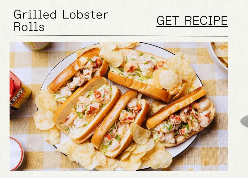 Grilled Lobster Rolls GET RECIPE