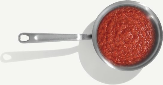 Tomato sauce in the Saucier