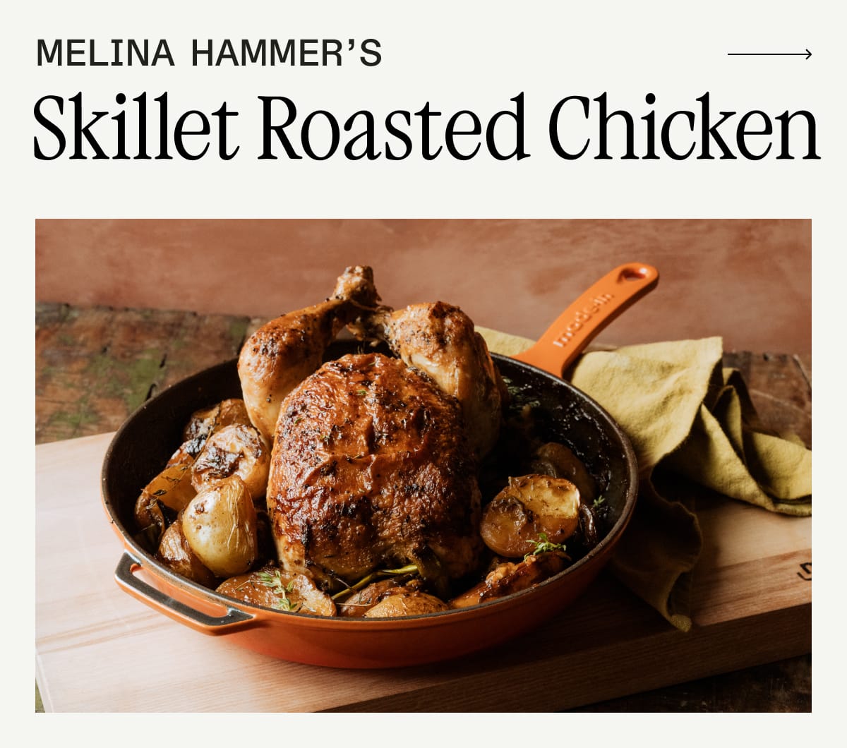 Melina Hammer's Skillet Roasted Chicken