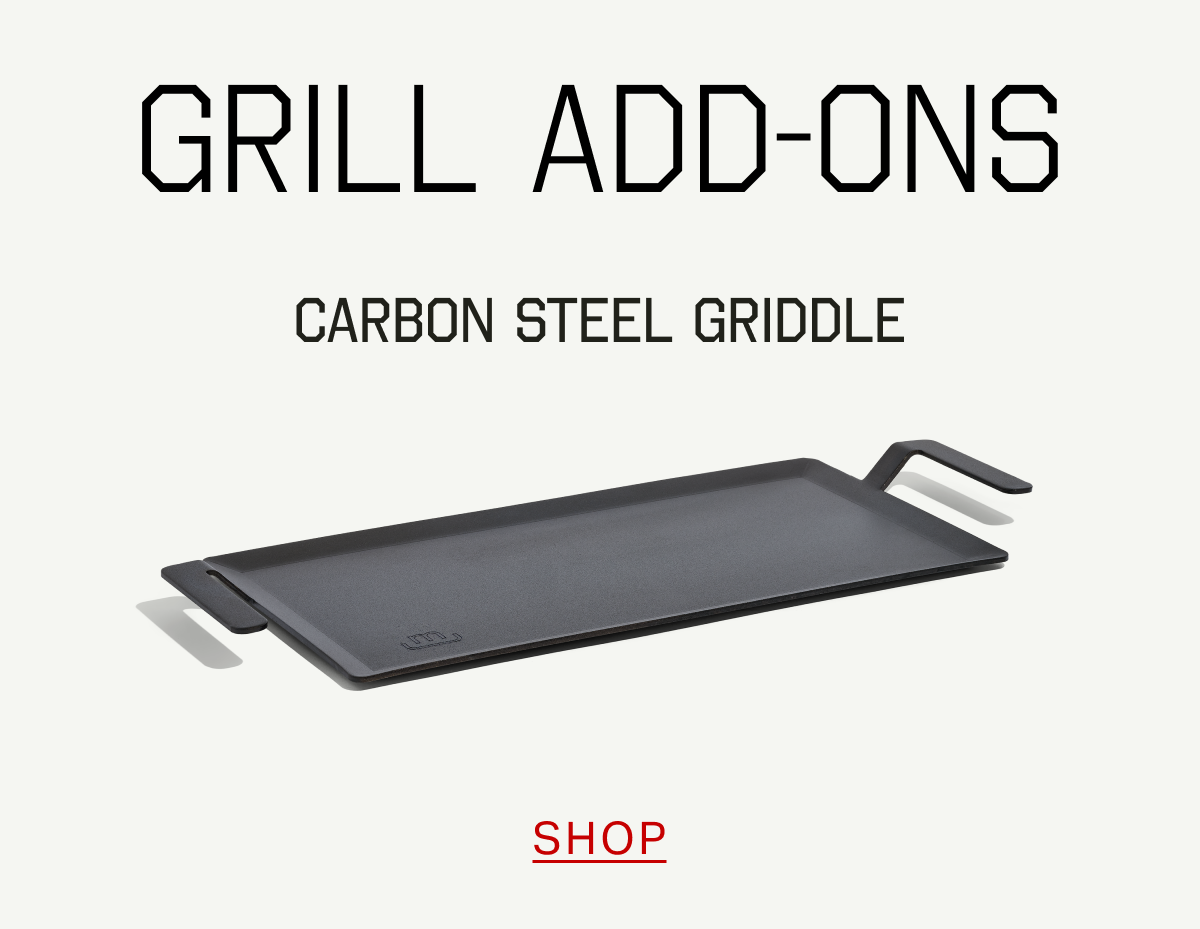 Grill Add-ons - CARBON STEEL GRIDDLE - SHOP