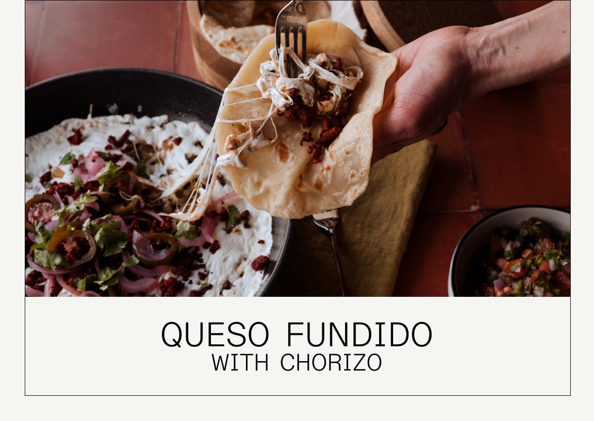 Queso Fundido with Chorizo Queso Fundido with Chorizo
