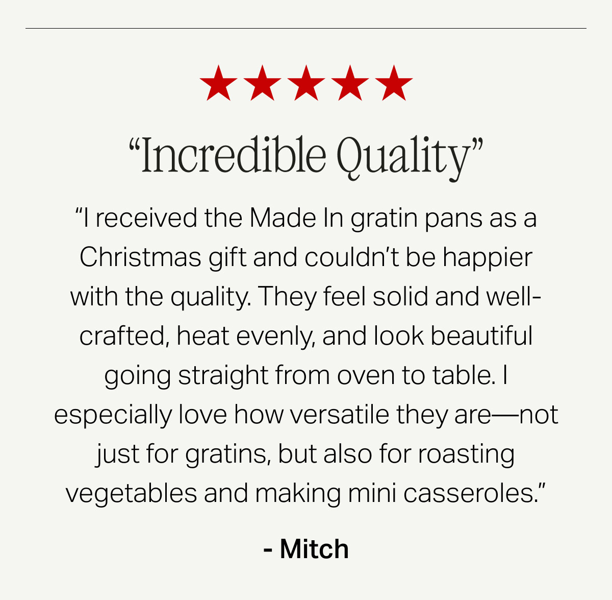 an image of a quote from a woman about the benefits of a christmas gift