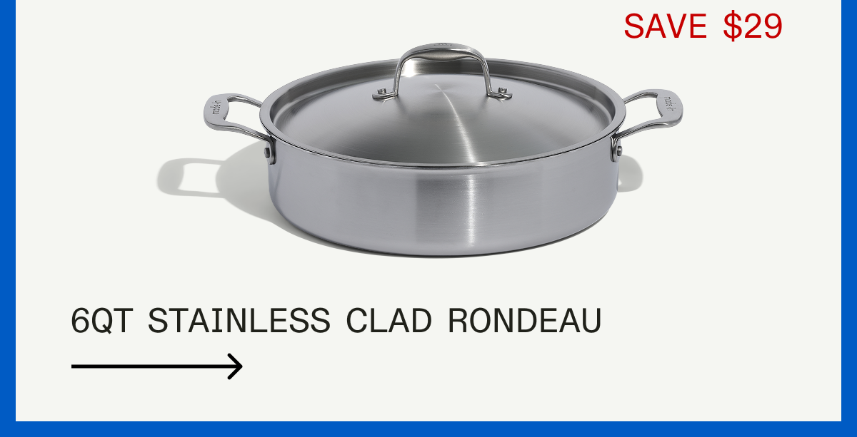 6QT STAINLESS CLAD RONDEAU