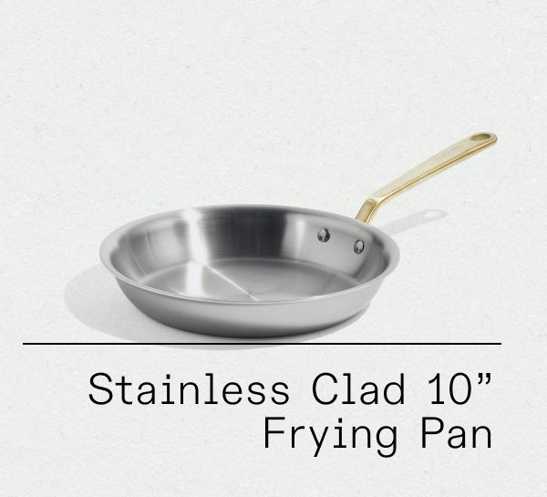 STAINLESS CLAD 10" FRYING PAN