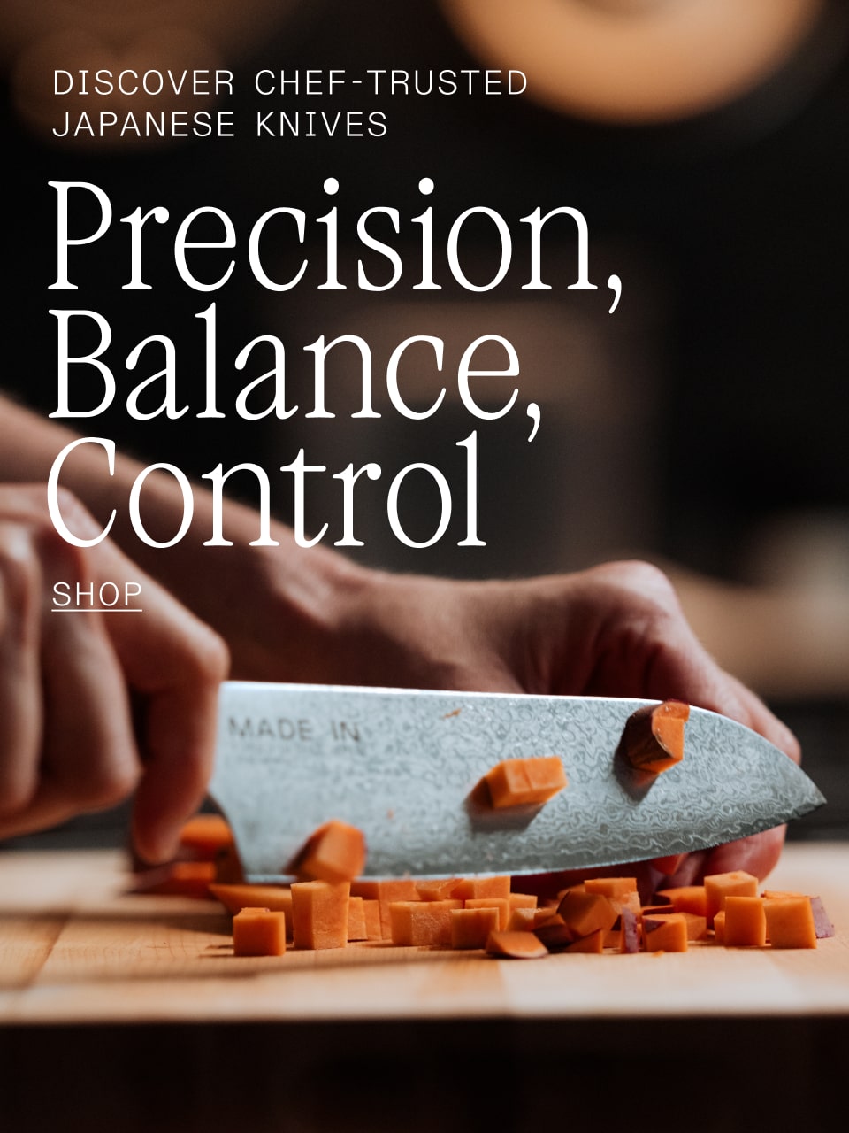 Japanese Damascus Steel Knife Set