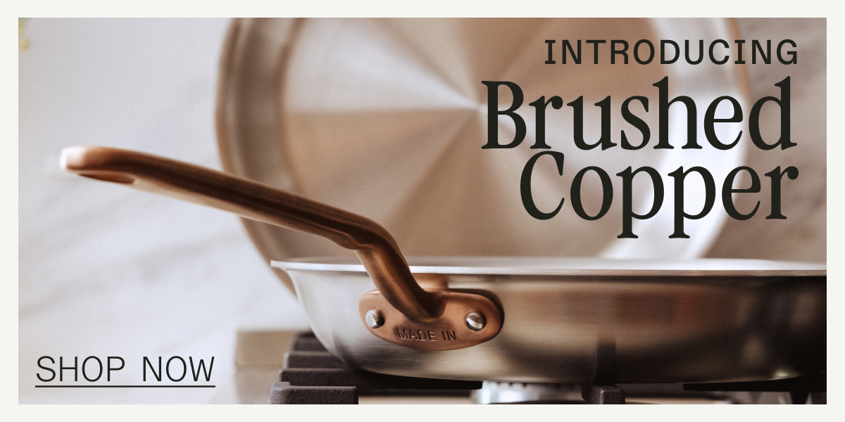 INTRODUCING BRUSHED COPPER - SHOP NOW