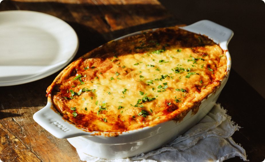 Egyptian Moussaka with Béchamel