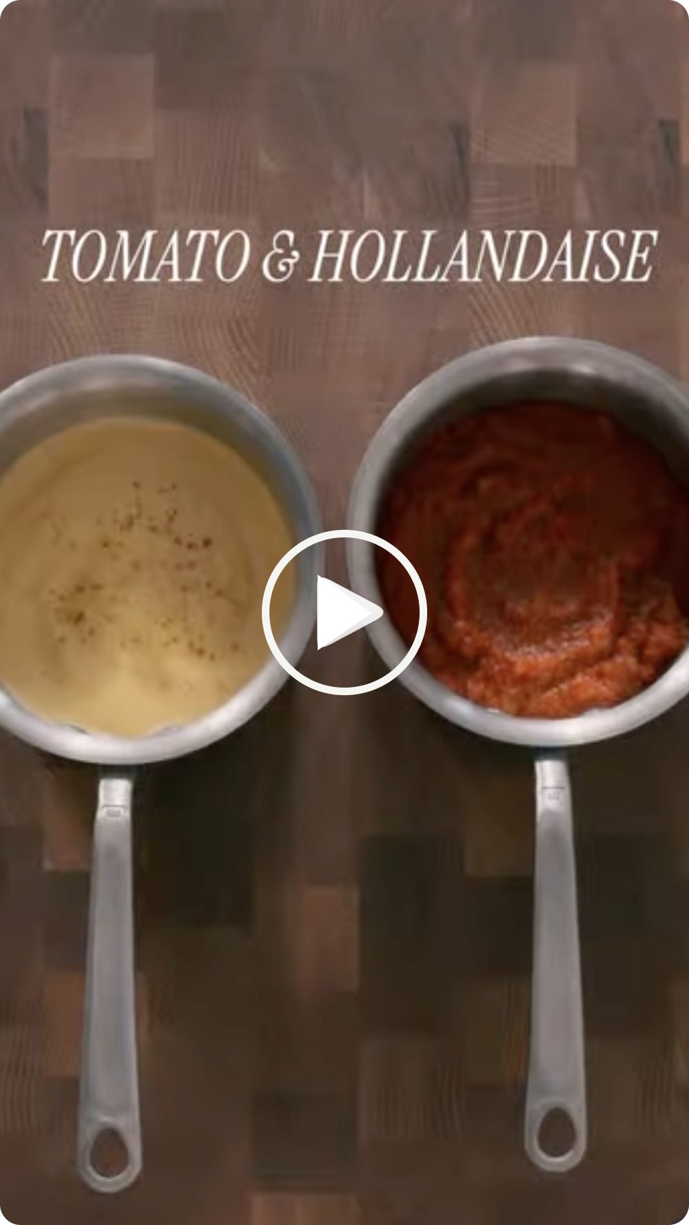 Watch: Tomato and Hollandaise video