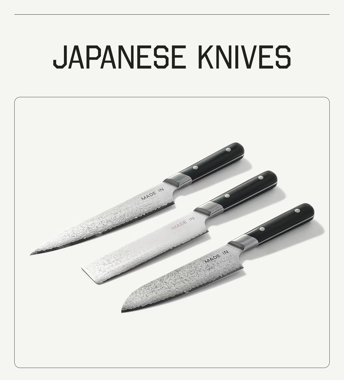 JAPANESE KNIVES
