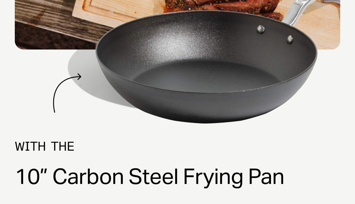 GRILL FAVORITE RECIPES -10" Carbon Steel Frying Pan