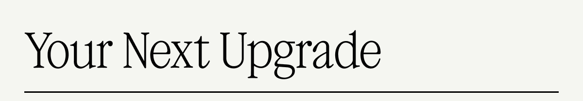 Upgrade One Tool at a Time