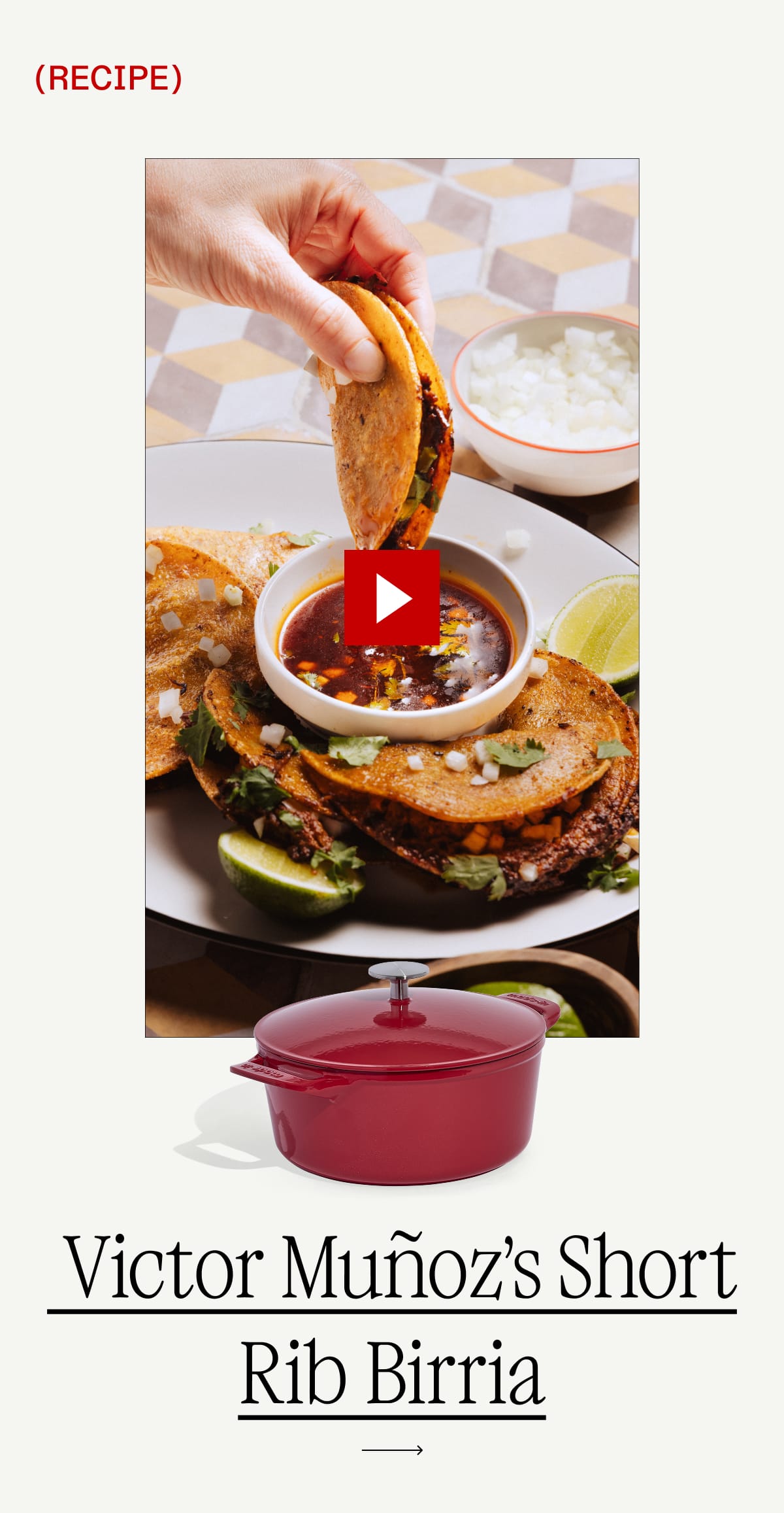 Recipe: Victor Muñoz's Short Rib Birria