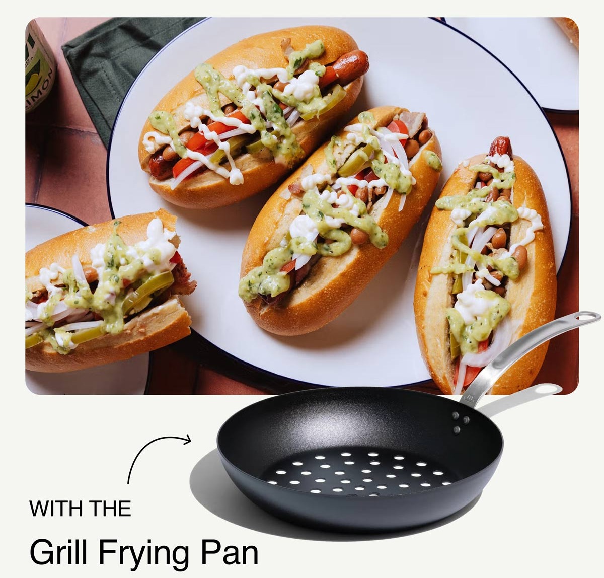 Sonoran Hot Dogs From Mexico & Arizona - Hold the mustard. These dogs get wrapped in bacon and take a maximalist approach to toppings. - with the Grill Frying Pan