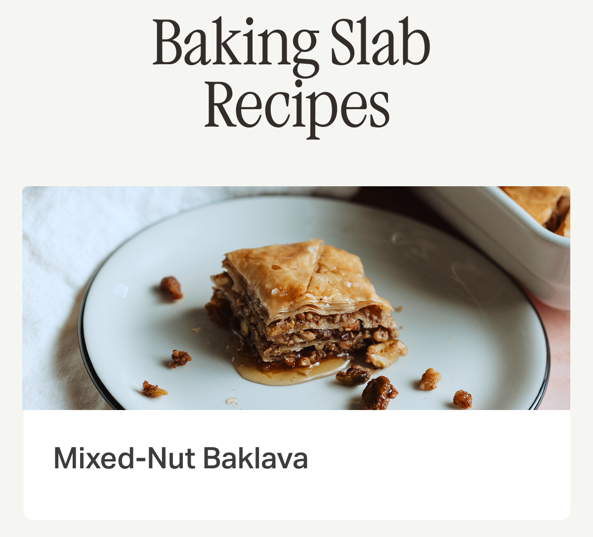 Mixed-Nut Baklava
