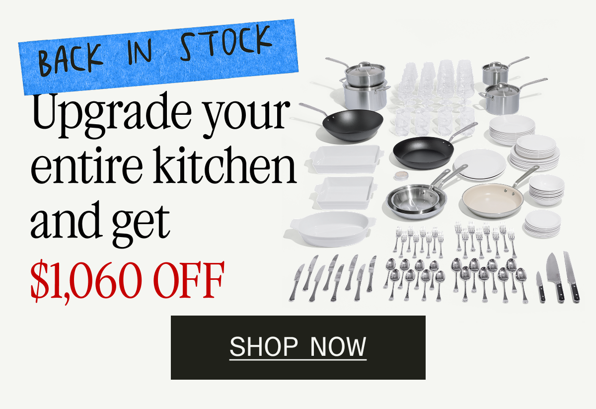 THE BEST DEAL OF OUR WINTER SAVINGS EVENT - UPGRADE YOUR ENTIRE KITCHEN FOR $1,061 OFF - SHOP NOW