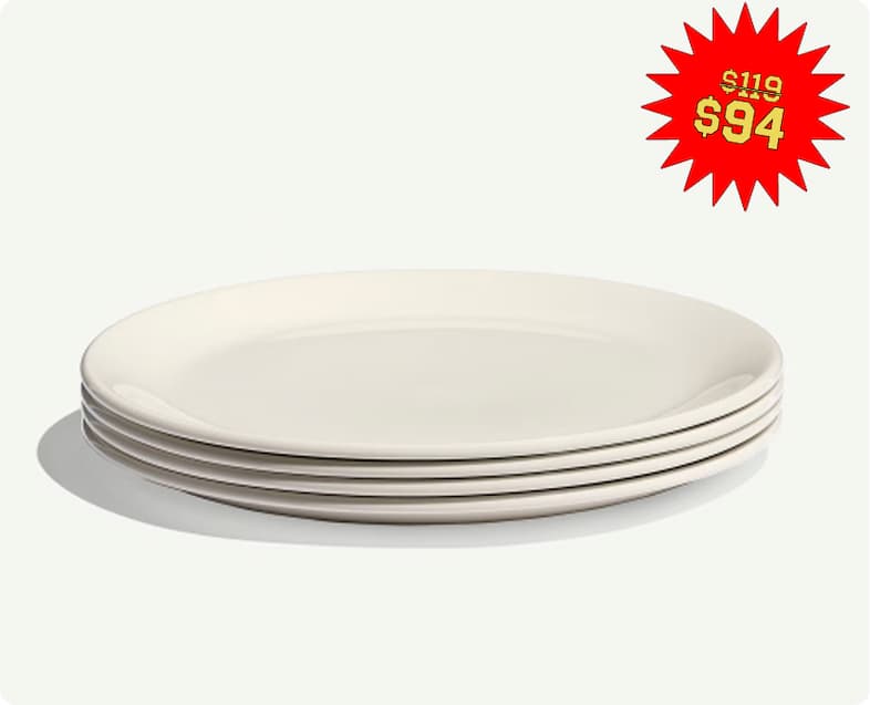 DINNER PLATES $94. Previously $119