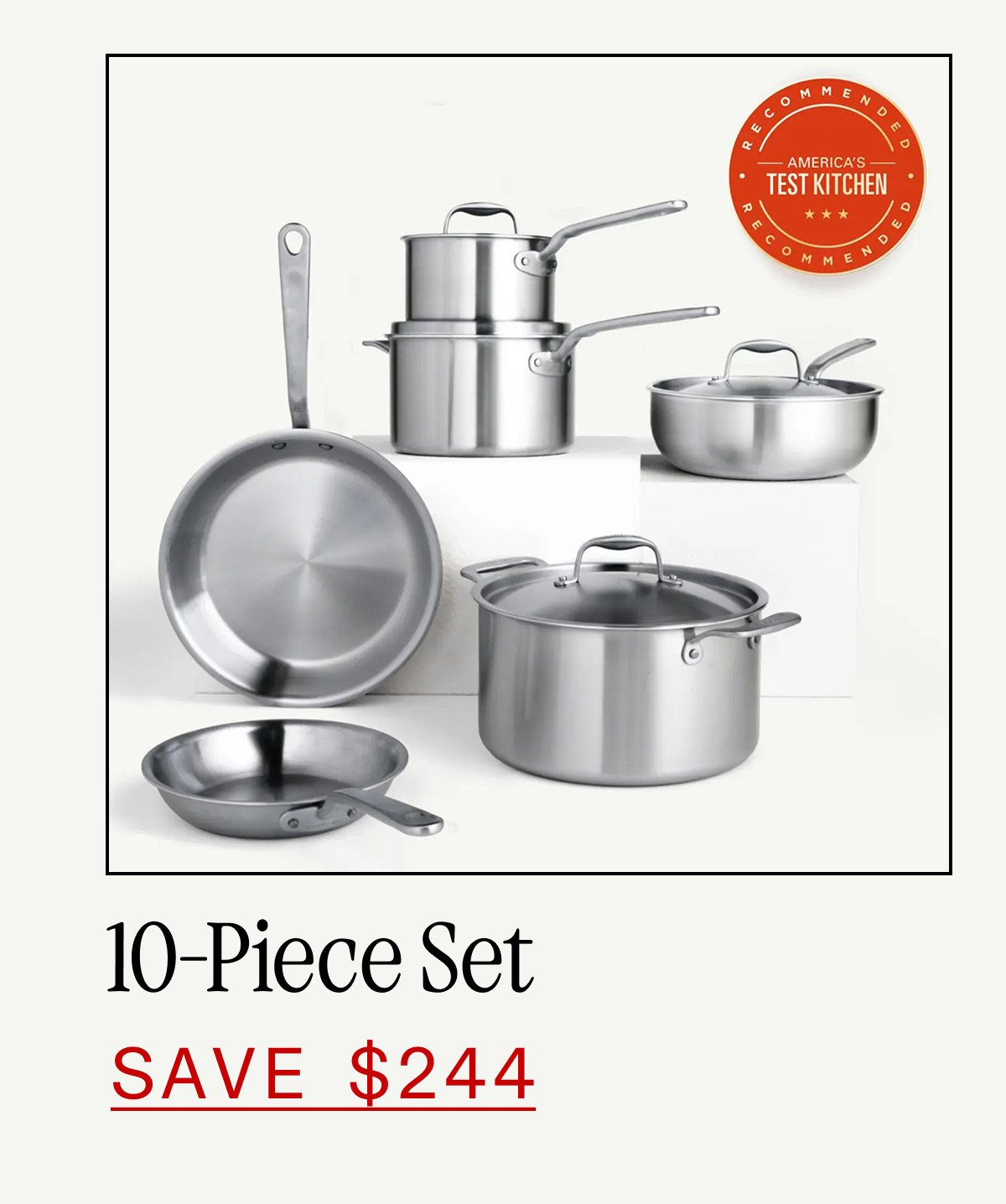 10-Piece Set -- Save $244