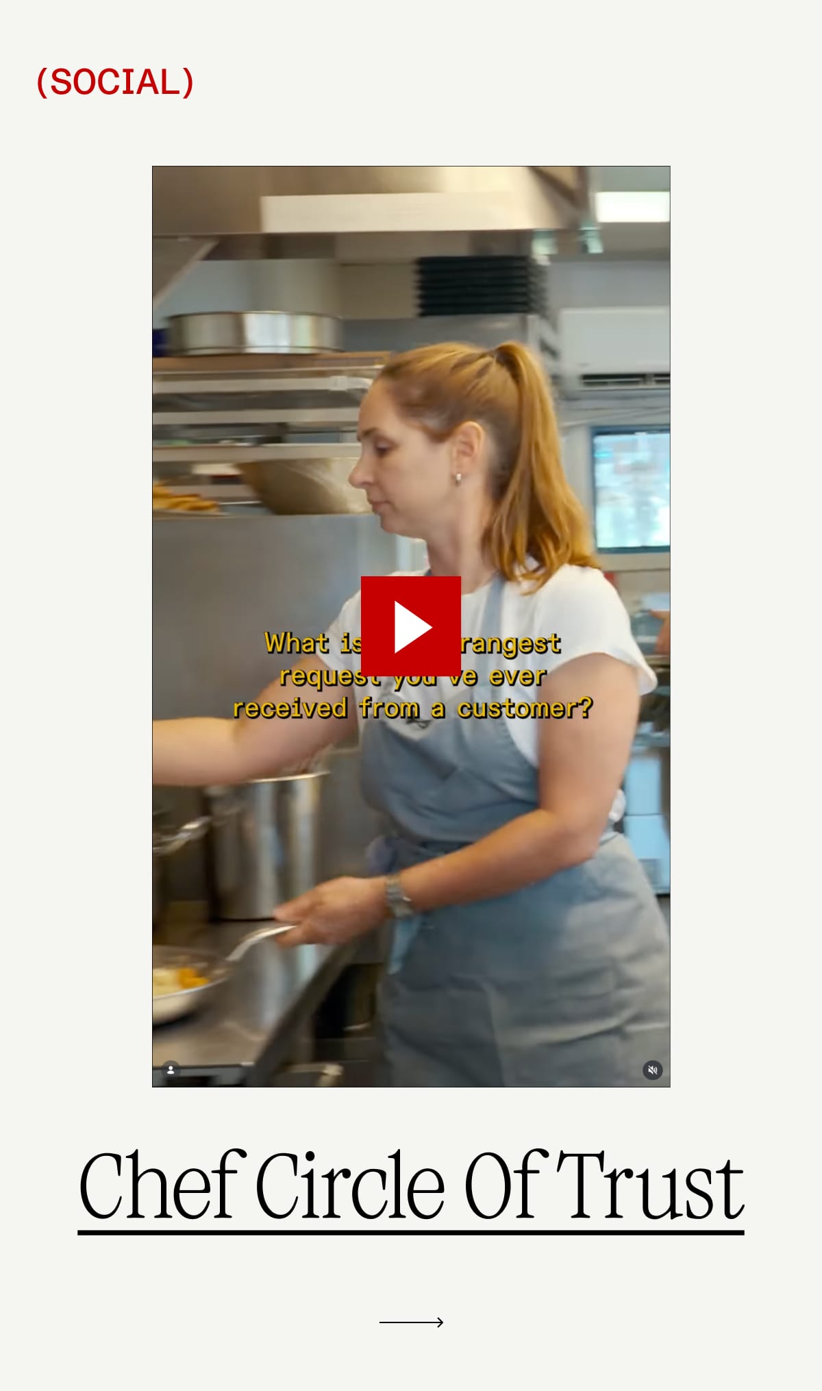 Social: Chef Circle of Trust