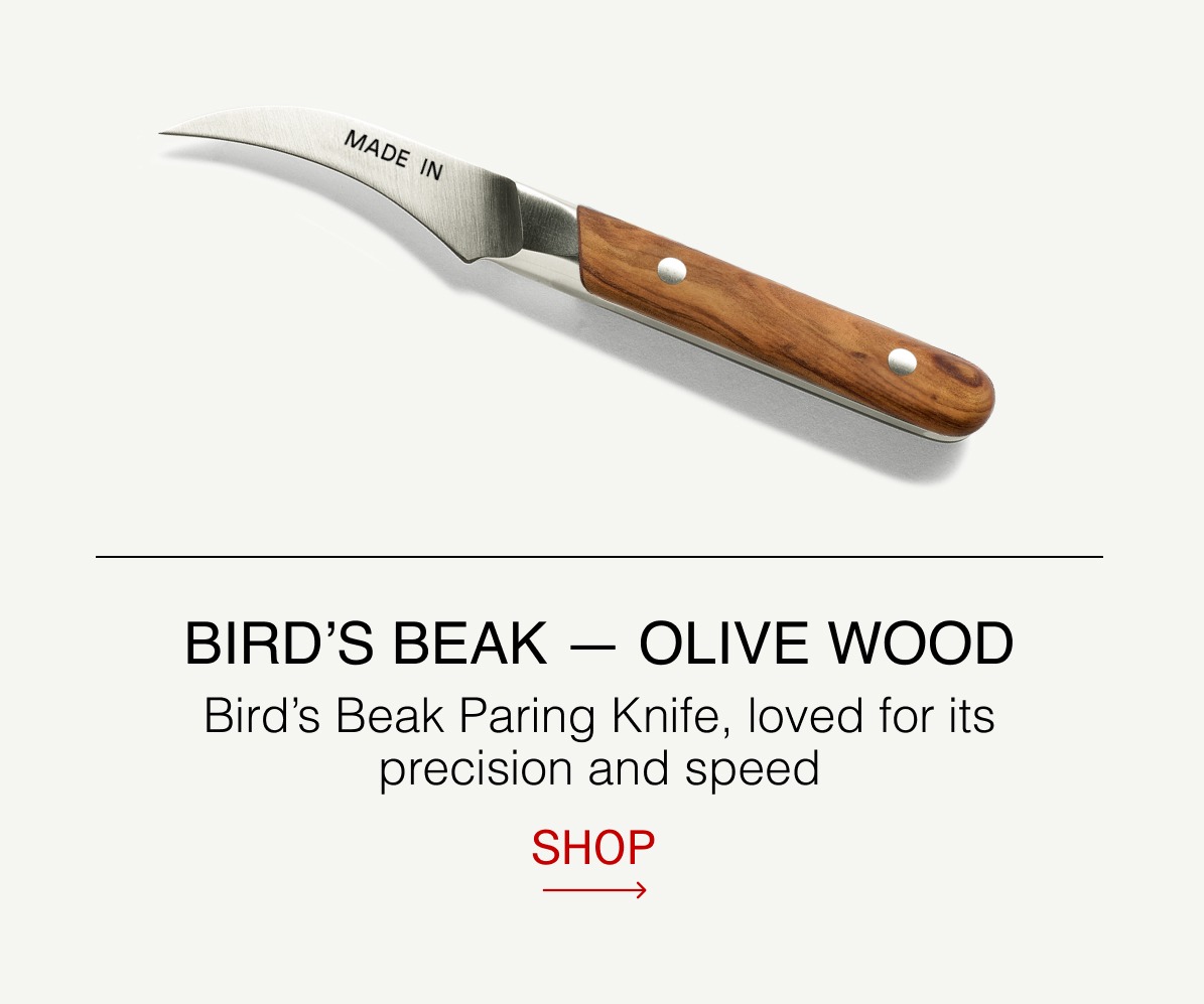 BIRD'S BEAK - OLIVE WOOD. LOVED FOR ITS PRECISION AND SPEED