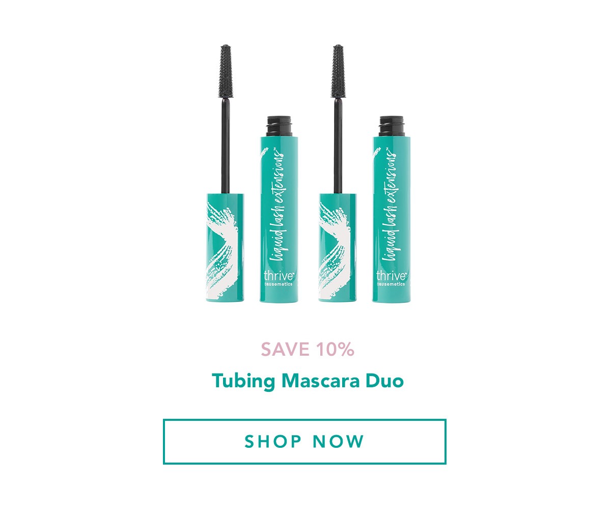 Save 10% Off - Tubing Mascara Duo