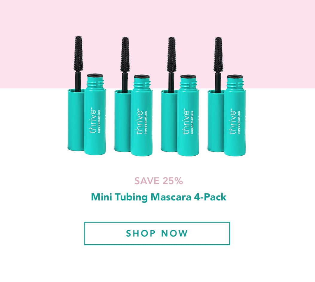 Save 25% Mini Tubing Mascara 4-Pack