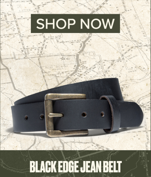 Black Edge Jean Belt