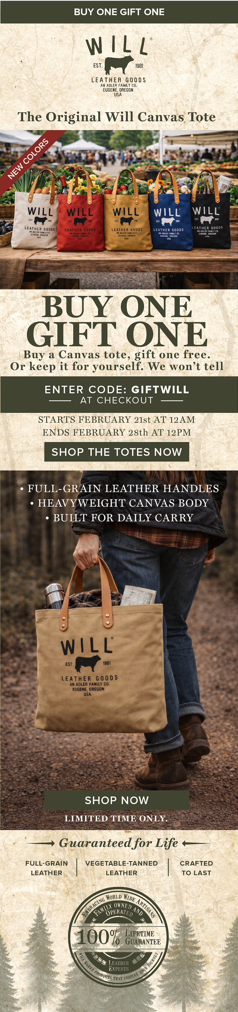 Shop The Original Will Canvas Tote