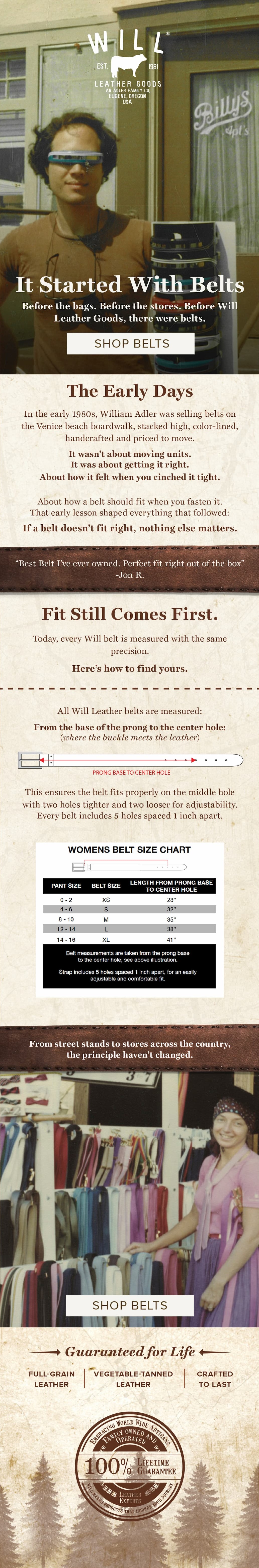 Shop Belts