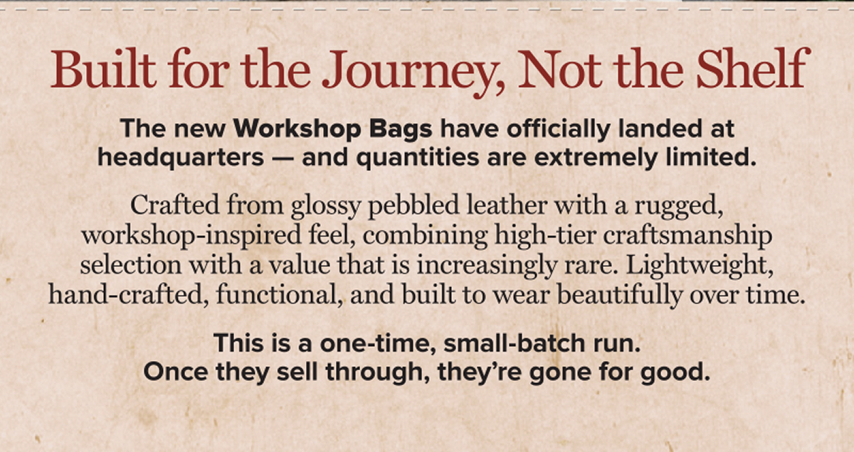 Built for the Journey, Not the Shelf