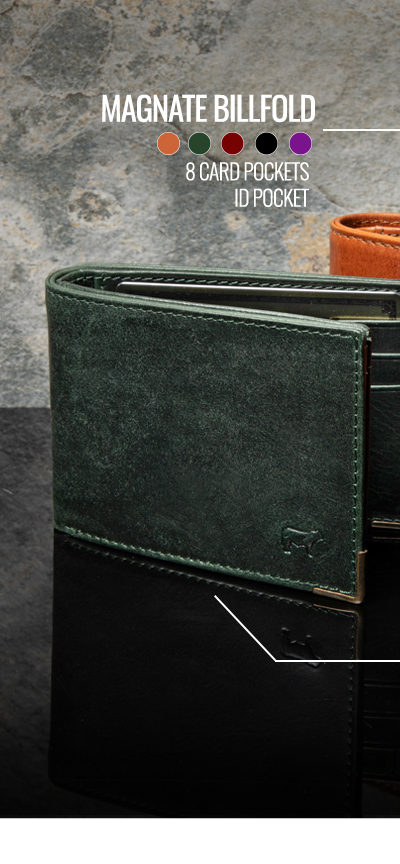 The Industrialist Billfold in Green