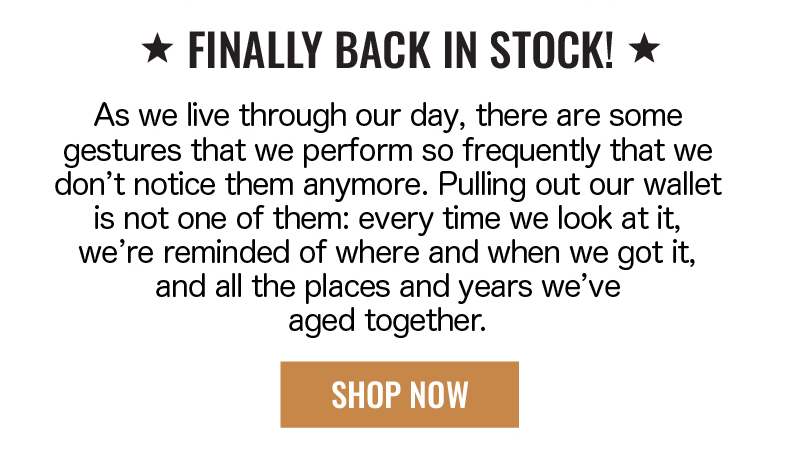 Classic Billfold Wallet