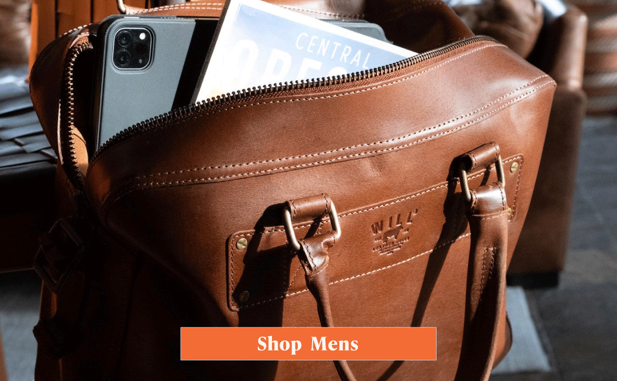 Shop men’s leather goods