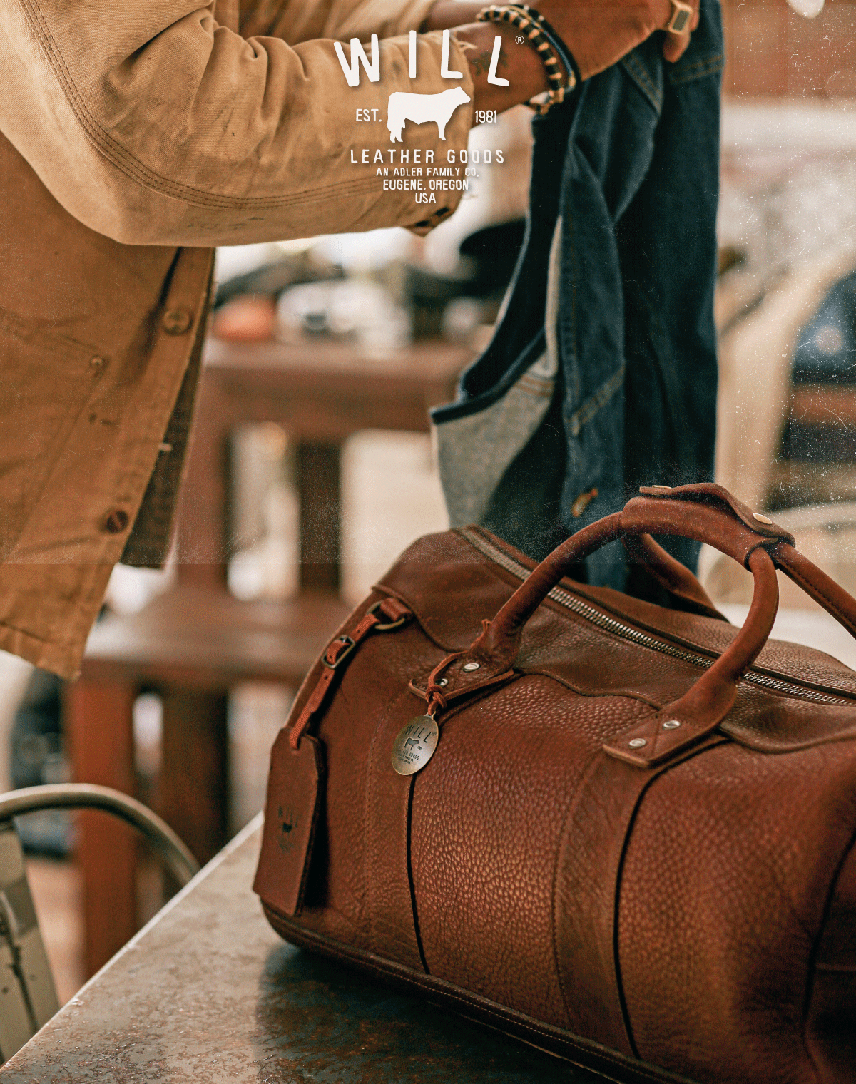 Will Leather Goods leather travel bag built to last