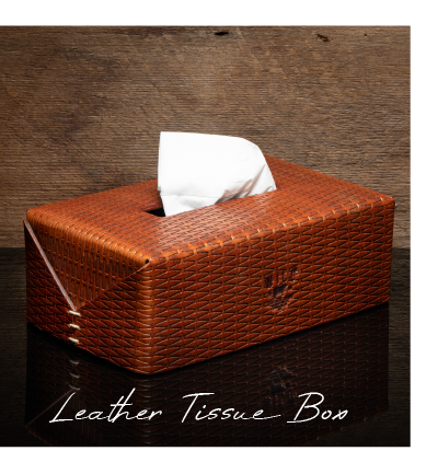 Leather Tissue Box